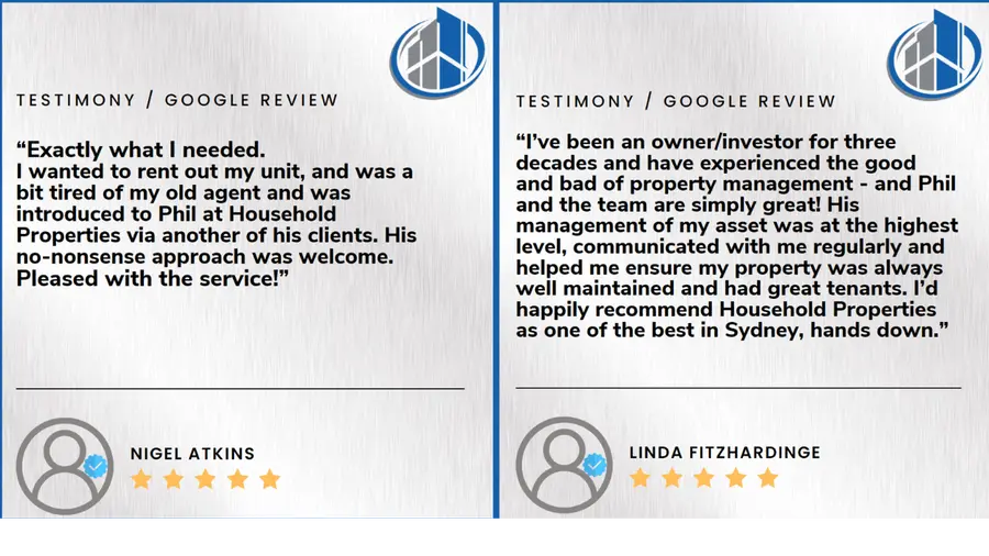 Property management testimonies for Household Properties